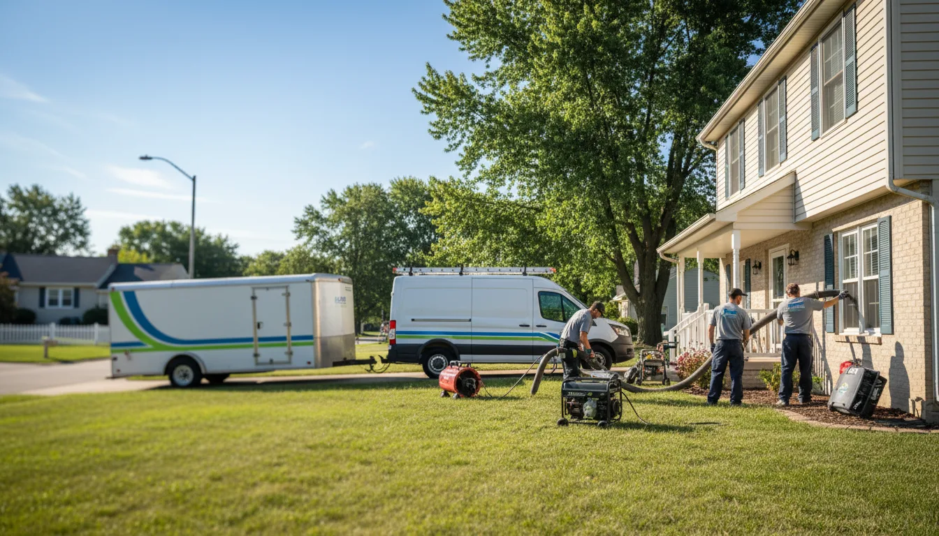 Flooded Basement Restoration And Cleanup With Repair in Mulkeytown, IL near me